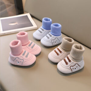 Alternative view of Cute Bear First Walking Slip On Toddler Shoes