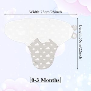 Alternative view of 1.0 Tog 3 Pack Baby Swaddle 100% Cotton  for Newborn