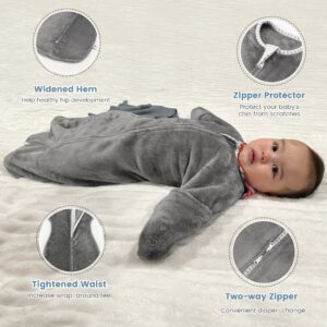 Alternative view of 1.5 Tog Fleece Winter Transition Swaddle Sleep Sack For 3-12 Months